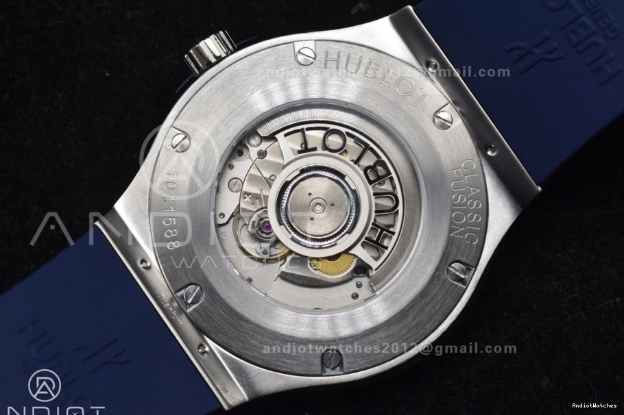 Edition 537 SS 42mm Dial Fusion HBF Packable Blue Gummy Blue Best 1:1 Strap A On 1228